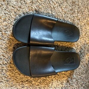 Vans Black Slide Sandals